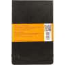 Блокнот MOLESKINE Reporter Soft Pocket, линейка, чёрный QP811